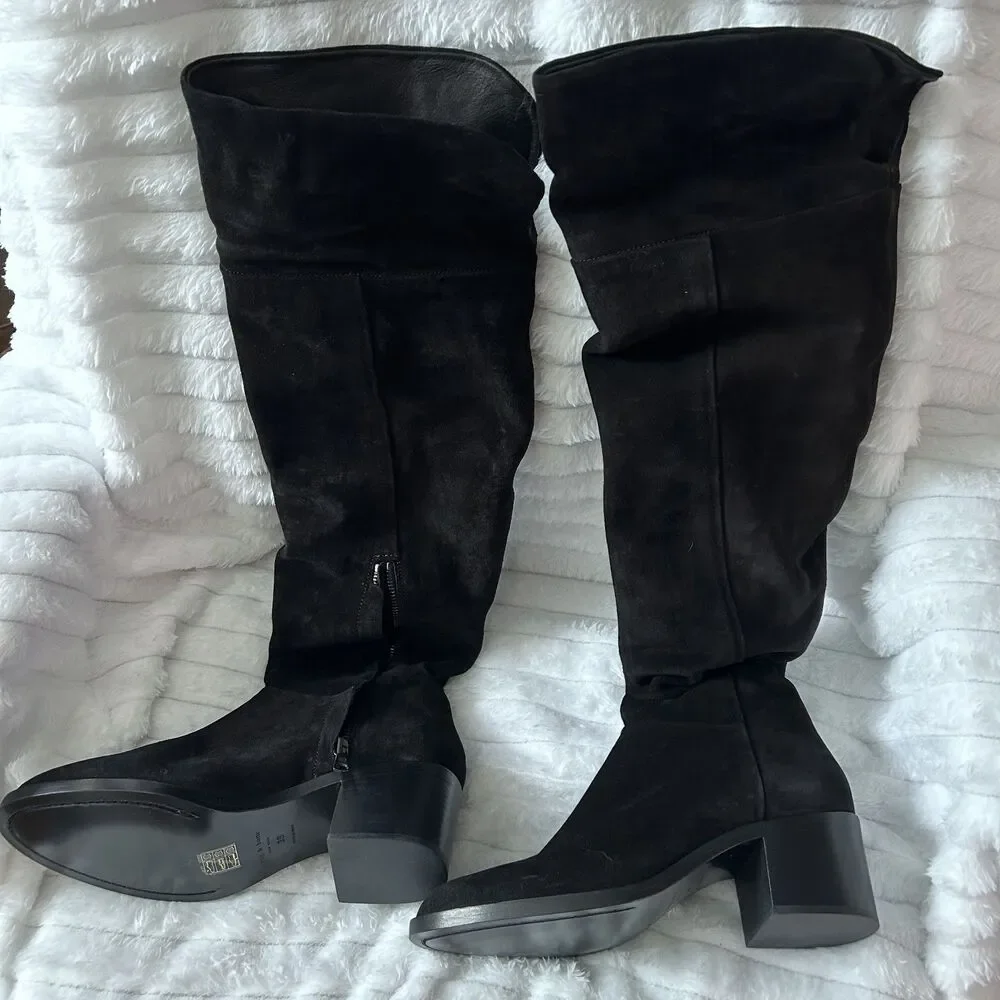Rag and Bone Ashby Suede Over The Knee Boots Size 38 NIB